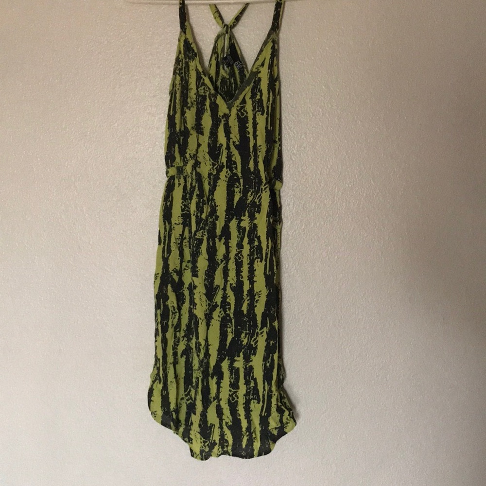 Fox lime green pencil dress